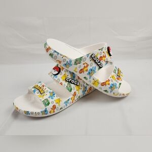Crocs Sandals Pokemon Game Freak Edition Multicolor Unisex Size 10 New